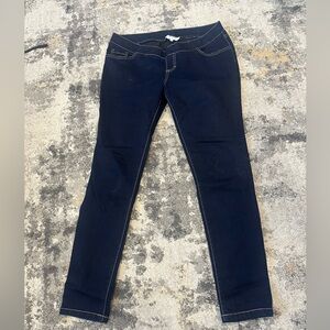 Women's Dark Blue Jeans maternity size 34, which is 16/18